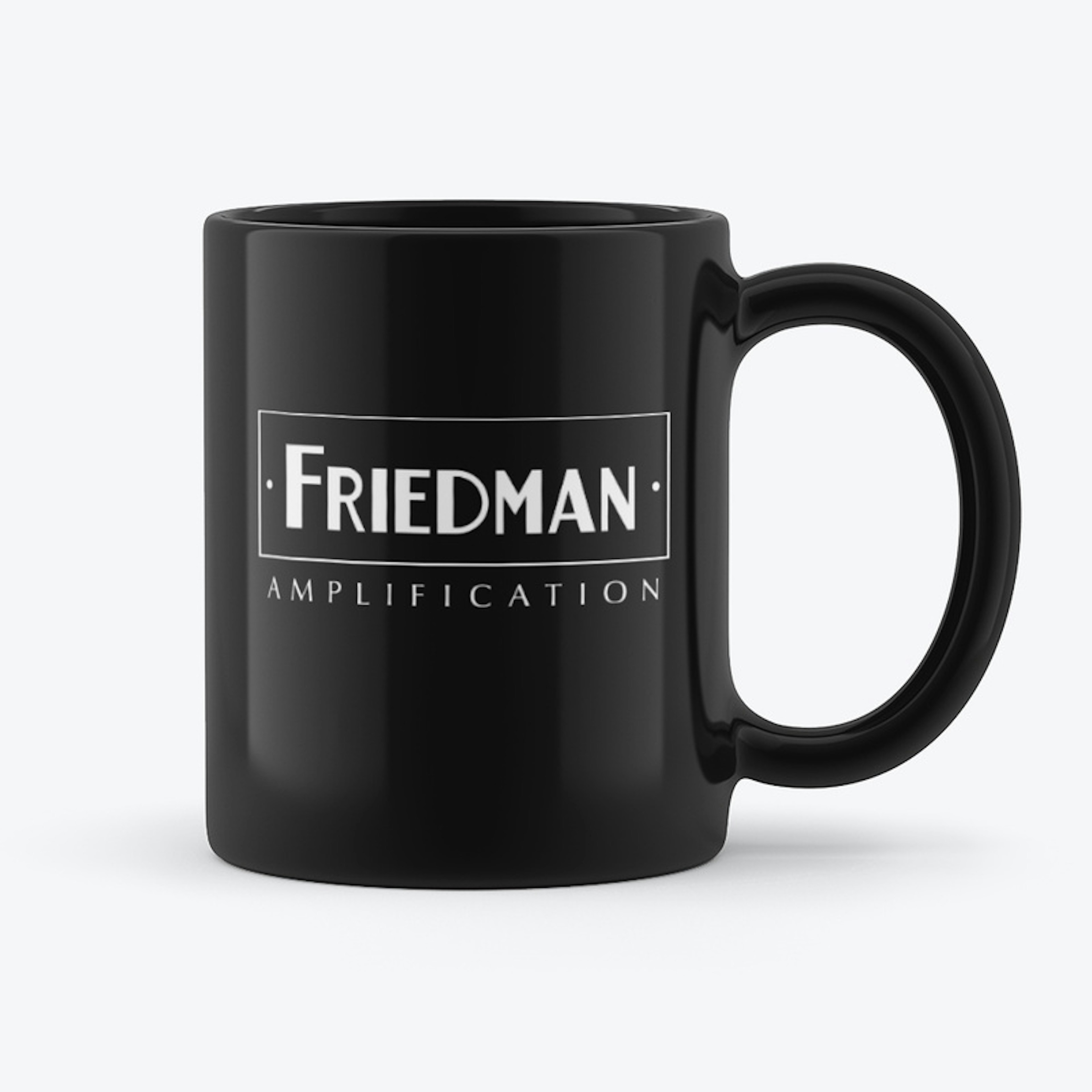 Friedman Logo Black Mug